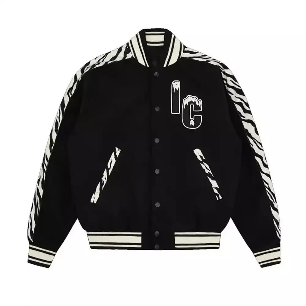 BBC Ice cream Varsity Black Jacket