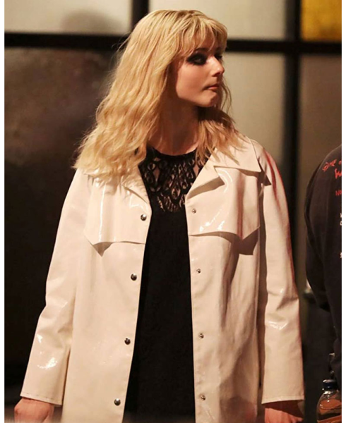 Thomasin Mckenzie Last Night in Soho Belted Coat