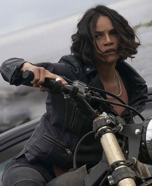 Letty Ortiz Fast & Furious 9 Motorcycle Leather Jacket
