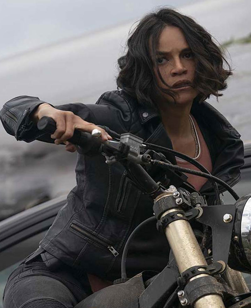 Letty Ortiz Fast & Furious 9 Motorcycle Leather Jacket