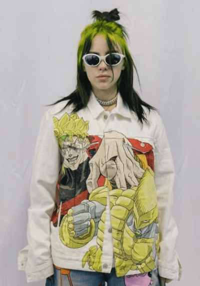 Billie Eilish Dio White Jacket