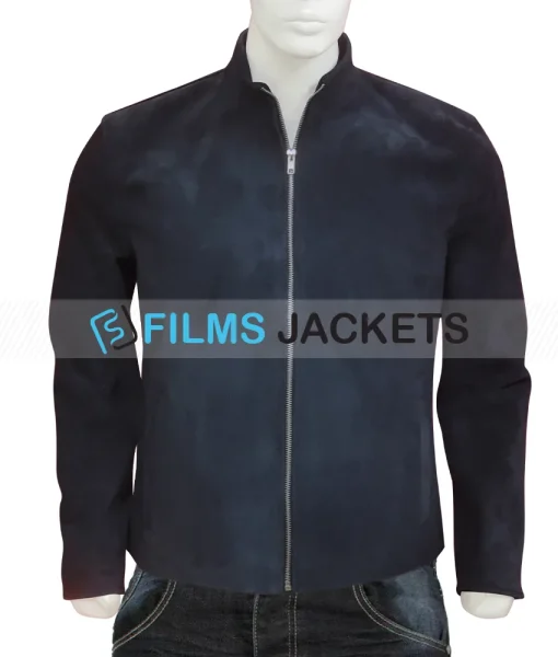 Billions Season 05 Damian Lewis Suede Leather Jacket