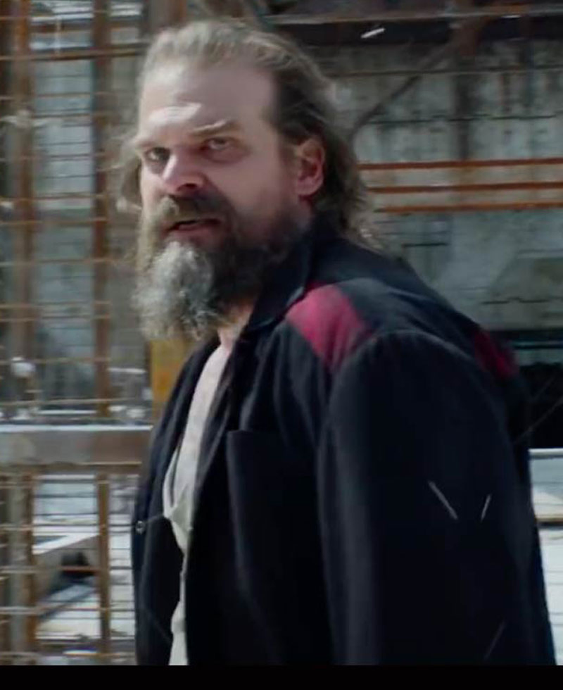 Black Widow David Harbour Black Jacket
