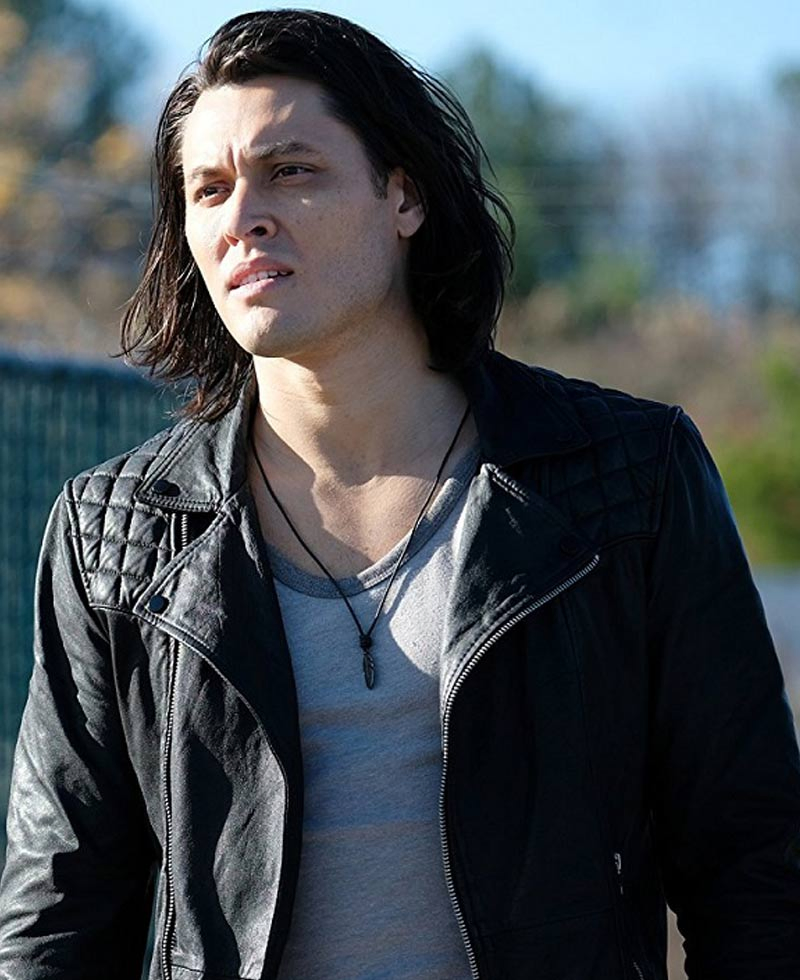 Blair Redford The Gifted Black Leather Jacket