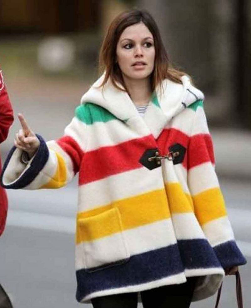 Rachel Bilson Hooded Coat