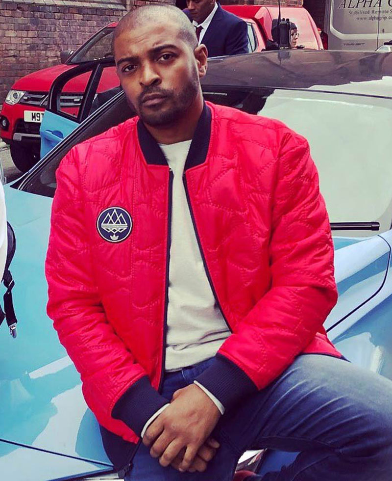 Bulletproof Noel Clarke Red Bomber Jacket