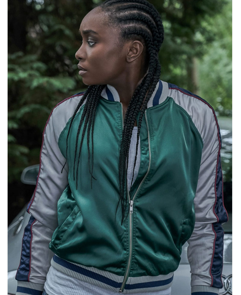The Old Guard Kiki Layne Satin Jacket