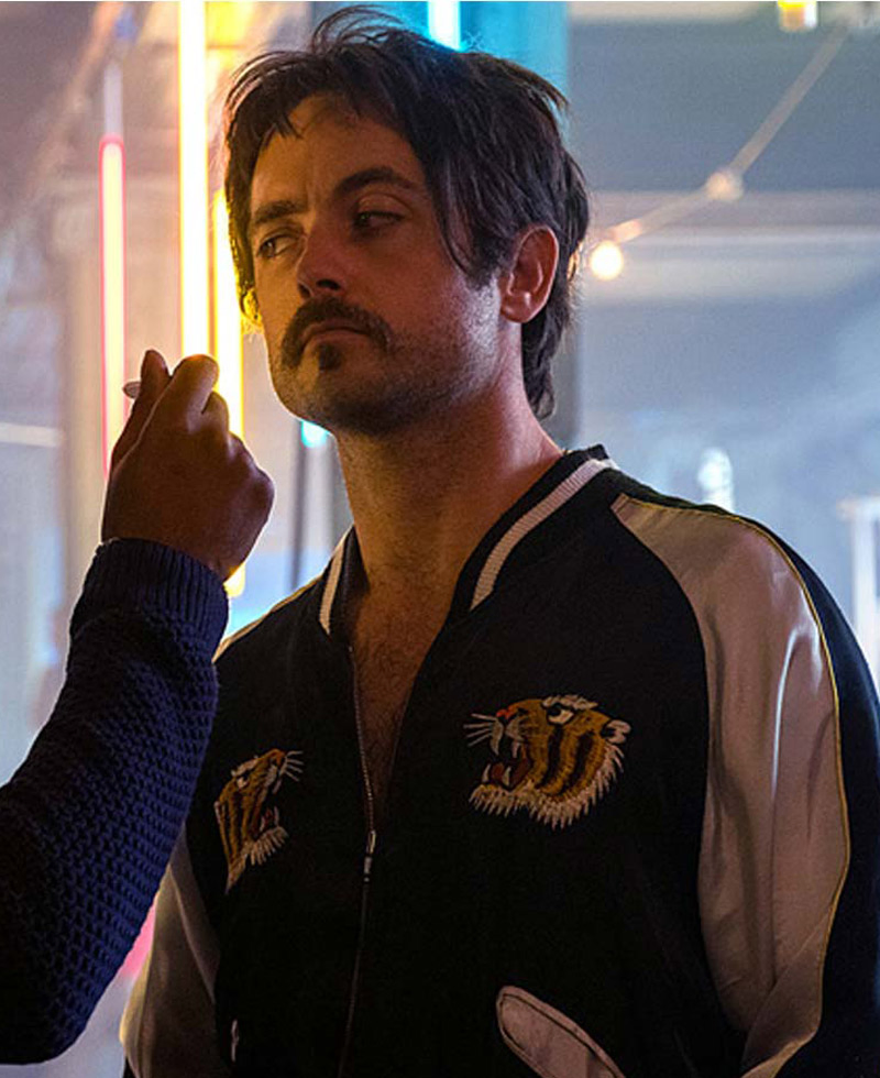 In The Cloud Varsity Bomber Jacket