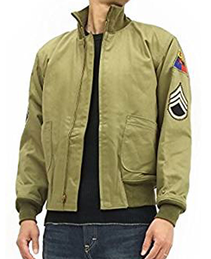 Brad Pitt Fury Wardaddy Military Jacket