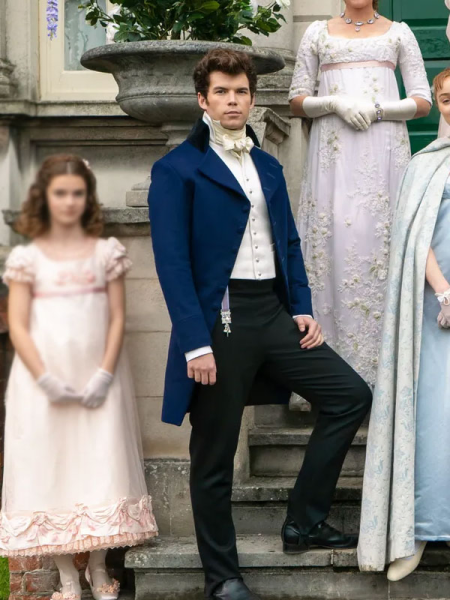 Bridgerton S02 Colin Blue Tailcoat
