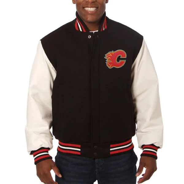 Calgary Flames Varsity Jacket