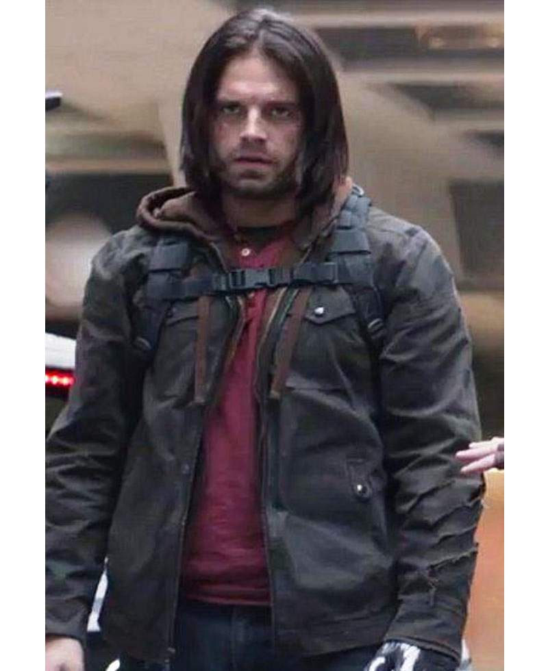 Captain America Civil War Film Bucky Barnes Jacket