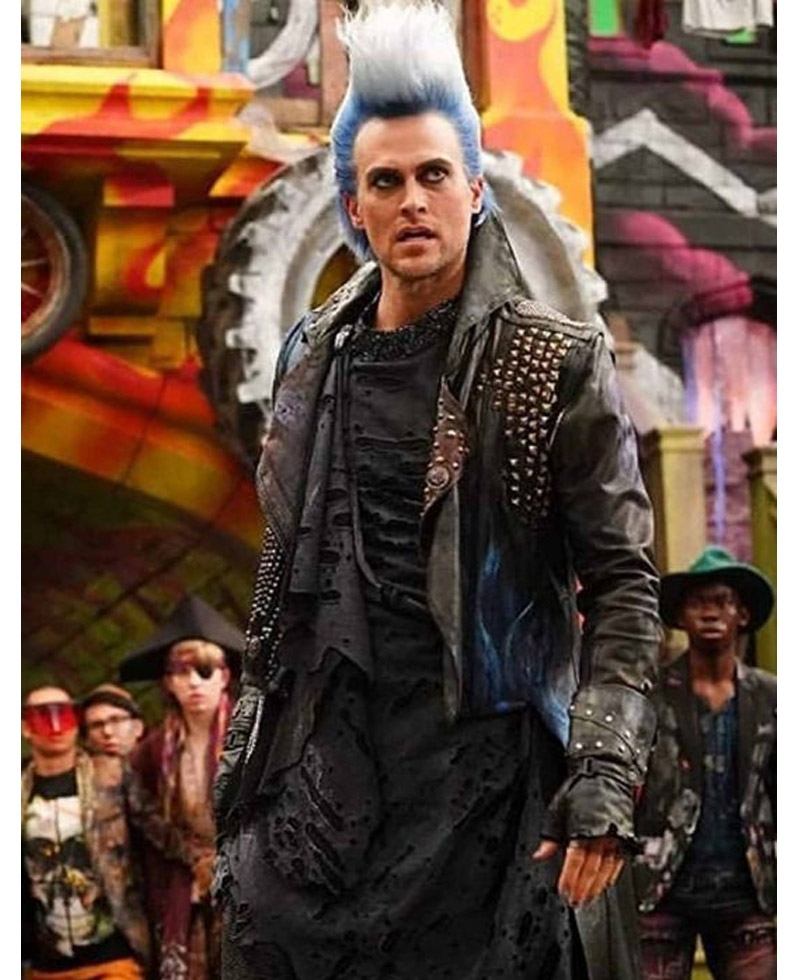 Cheyenne Jackson Descendants 3 Leather Jacket
