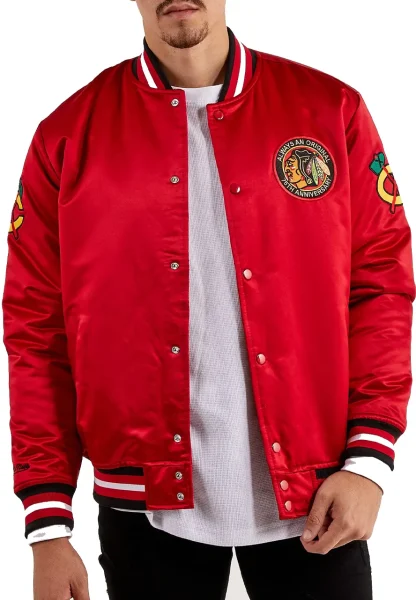 Chicago Blackhawks Varsity Jacket