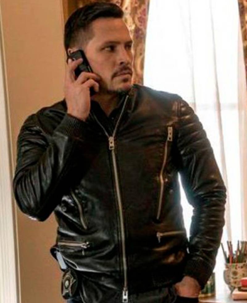 Chicago PD Nick Wechsler Motorcycle Leather Jacket