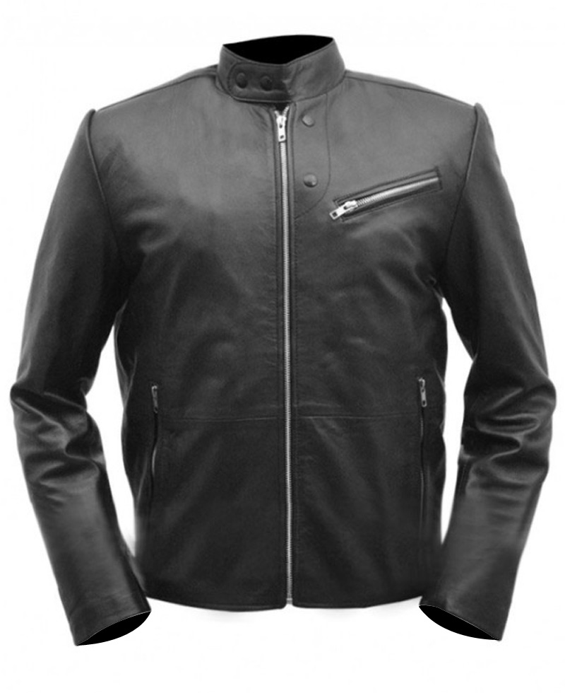 Chris Pine Horrible Bosses 2 Rex Hanson Leather Jacket