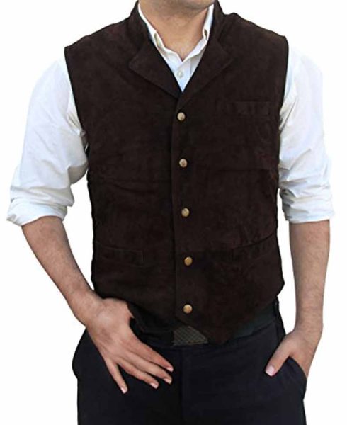 Chris Pratt The Magnificent Seven Brown Vest