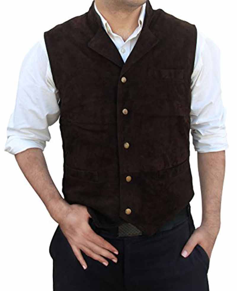 Chris Pratt The Magnificent Seven Brown Vest