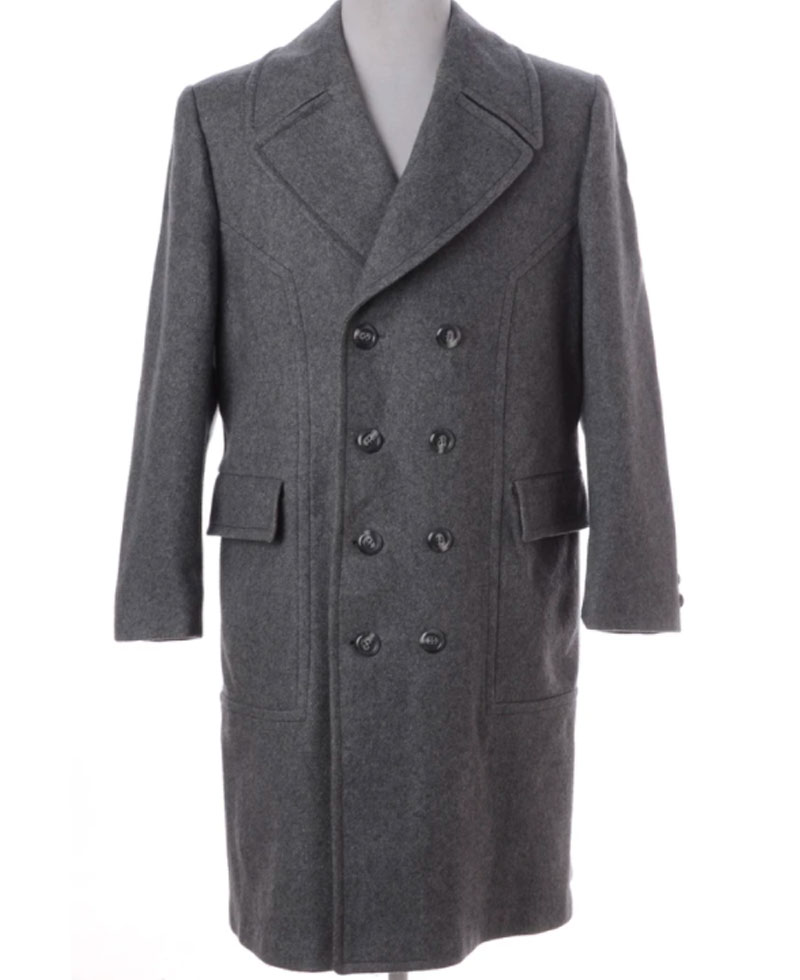 Guy Pearce A Christmas Carol Wool Coat