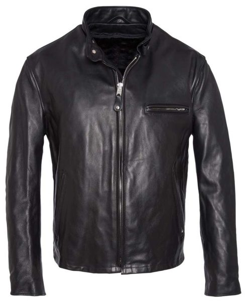 clark kent black leather jacket