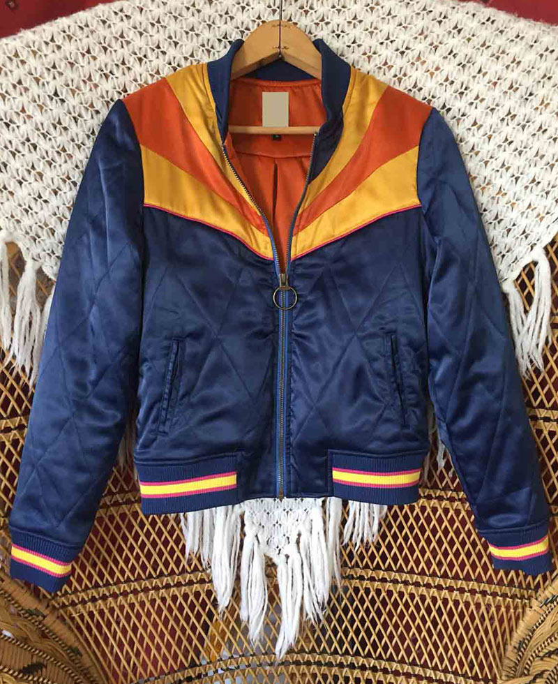 Cobie Smulders Stumptown Blue Bomber Jacket