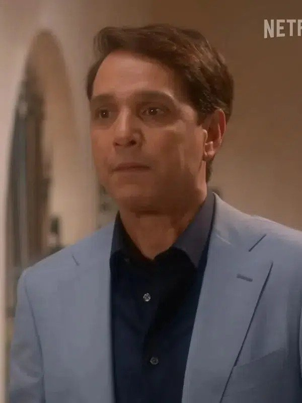 Cobra Kai S05 Ralph Macchio Blue Blazer