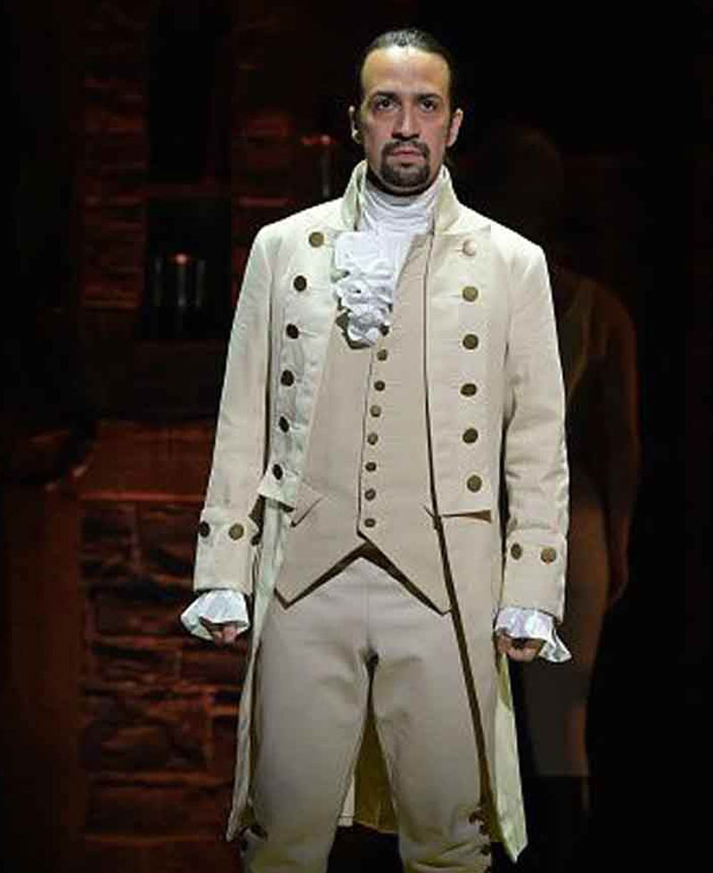 Alexander Hamilton Colonial White Coat