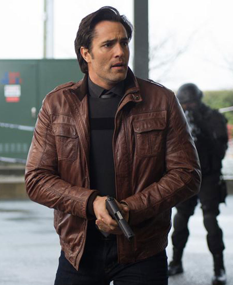 Victor Webster Continuum Carlos Fonnegra Brown Jacket