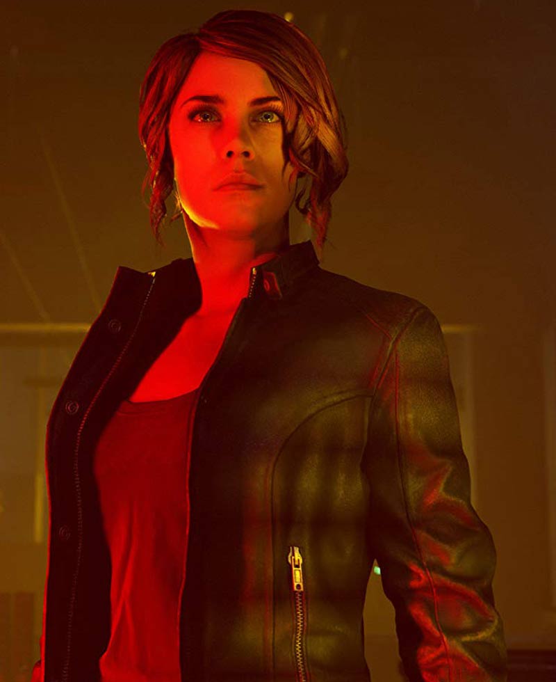 Control Black Leather Jacket