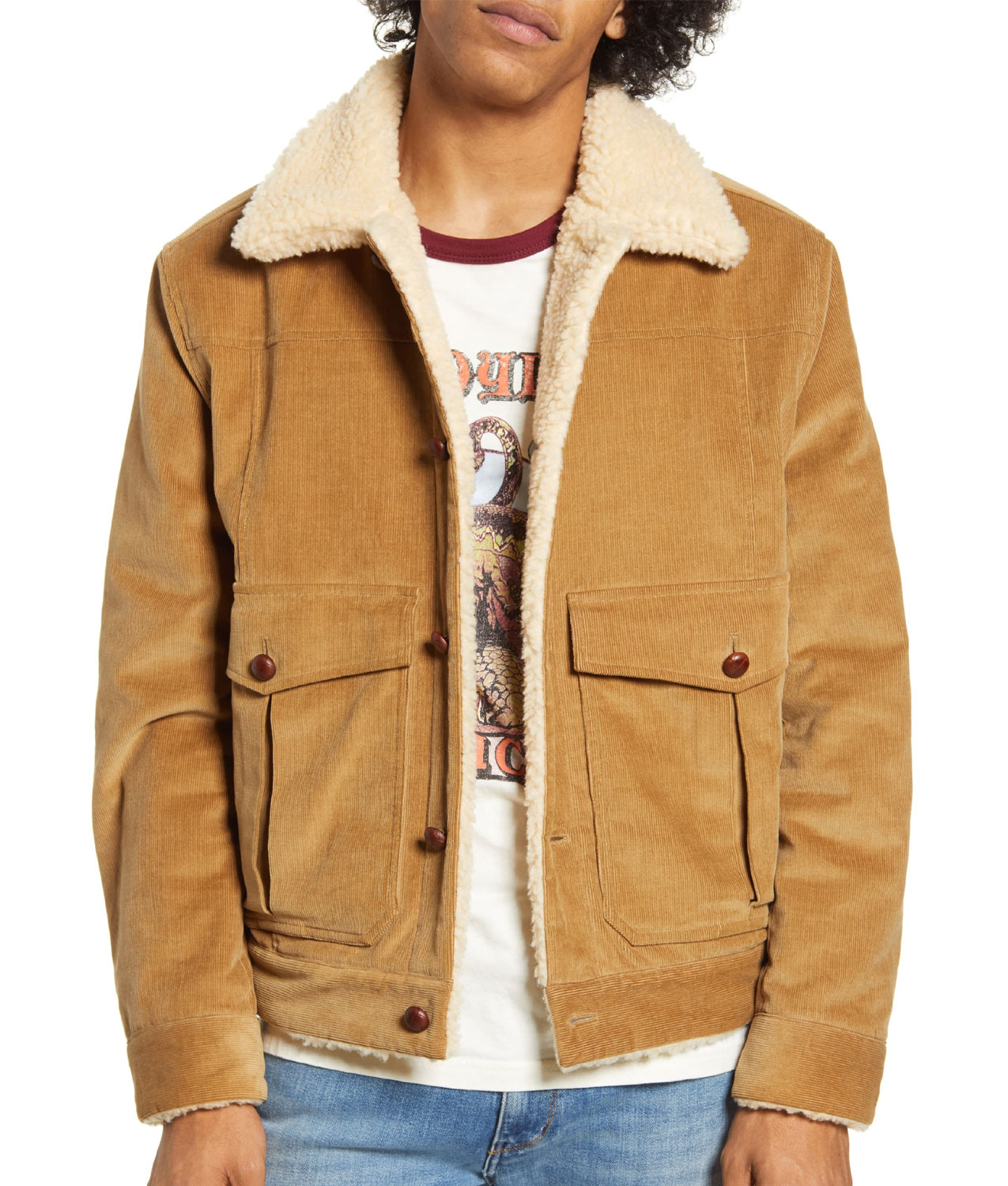 Bob Dylan Rolling Thunder Shearling Corduroy Jacket