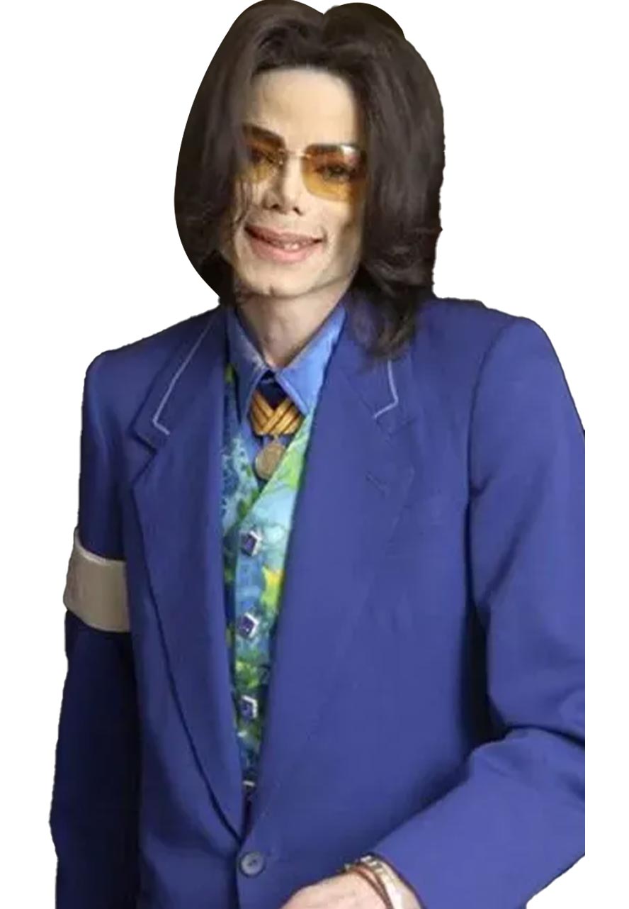 Courtside Michael Jackson Blue Blazer