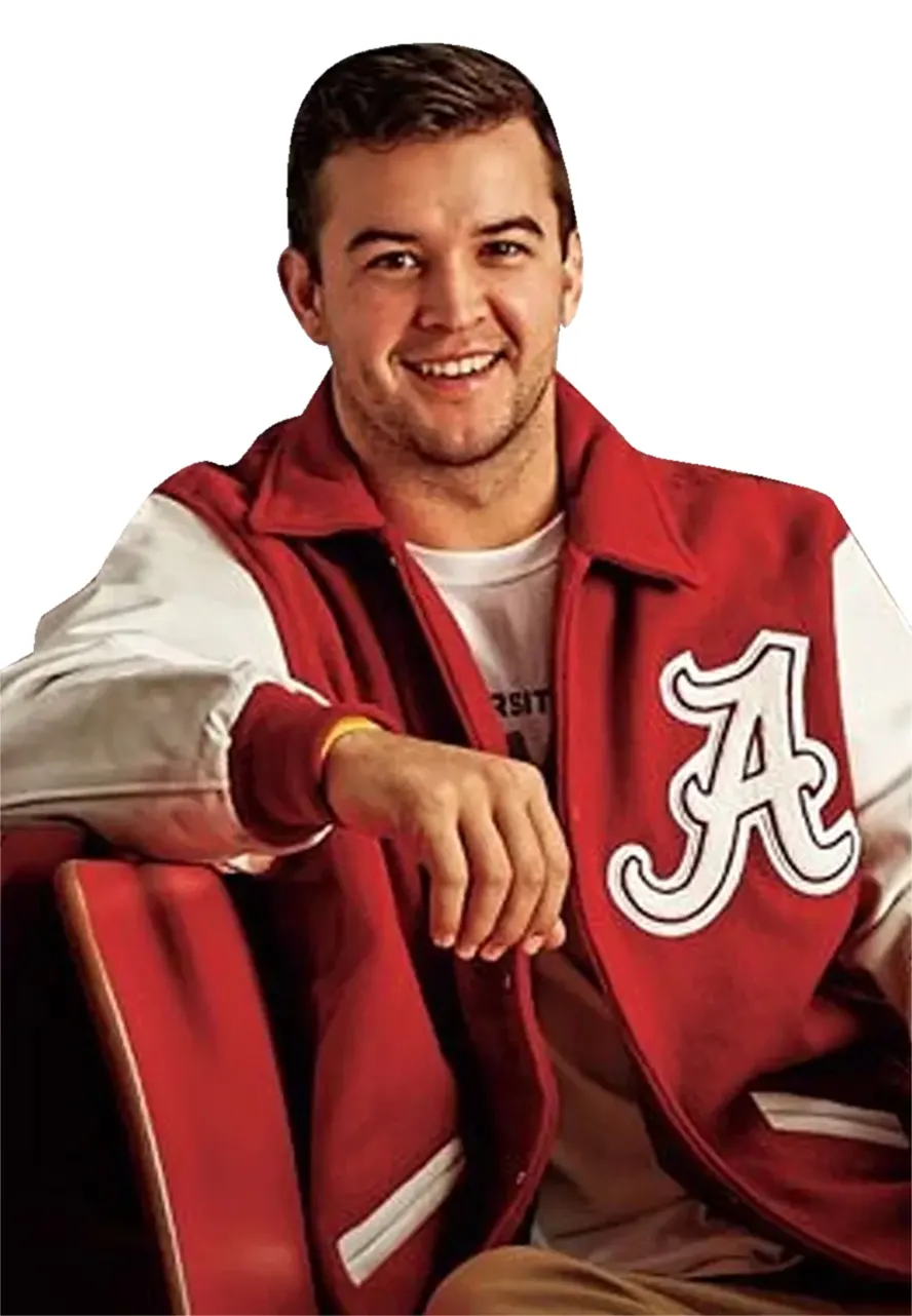 Crimson Tide Alabama Red Varsity Jacket
