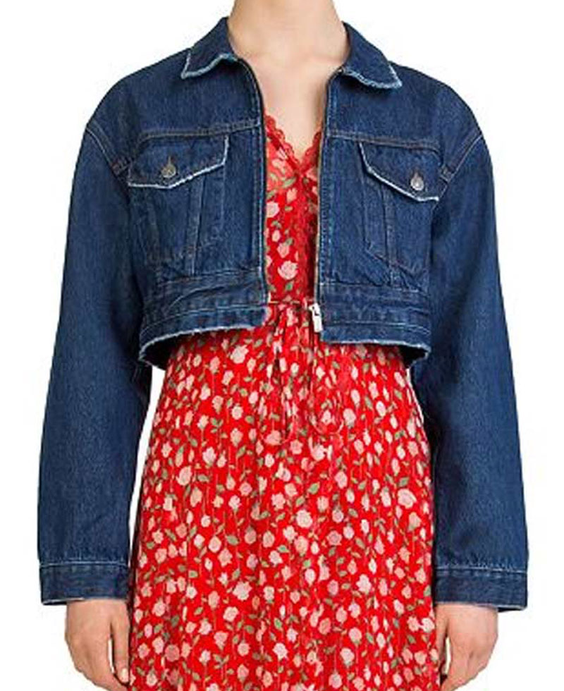 Insecure Issa Rae Blue Cropped Jacket