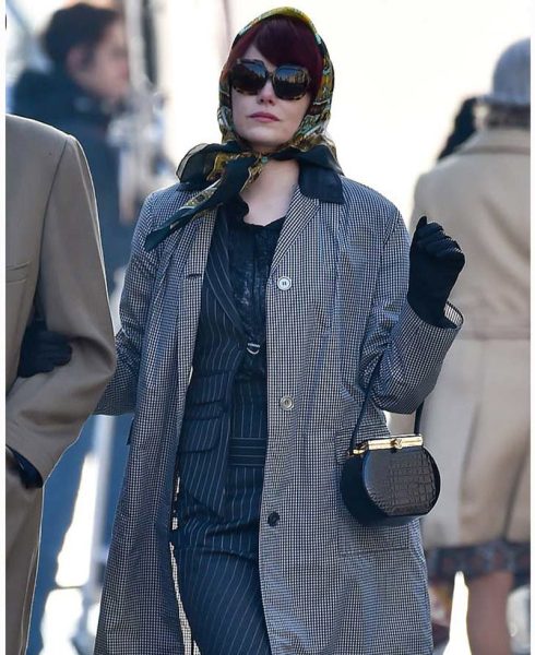 Cruella Emma Stone White and Black Coat