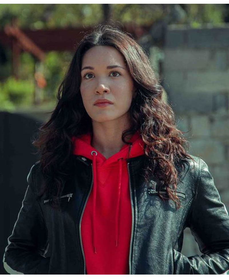 Hazal Subasi The Pit S04 Leather Jacket