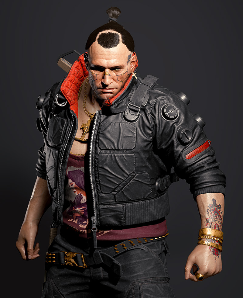 Cyberpunk 2077 Jackie Welles Parachute Jacket