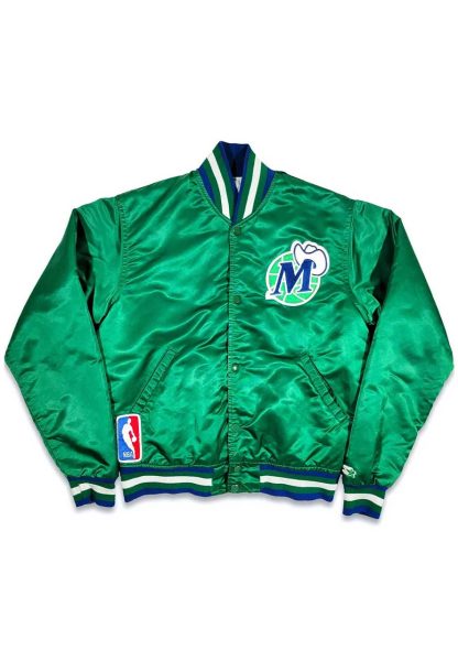 Dallas Mavericks Green Bomber Jacket