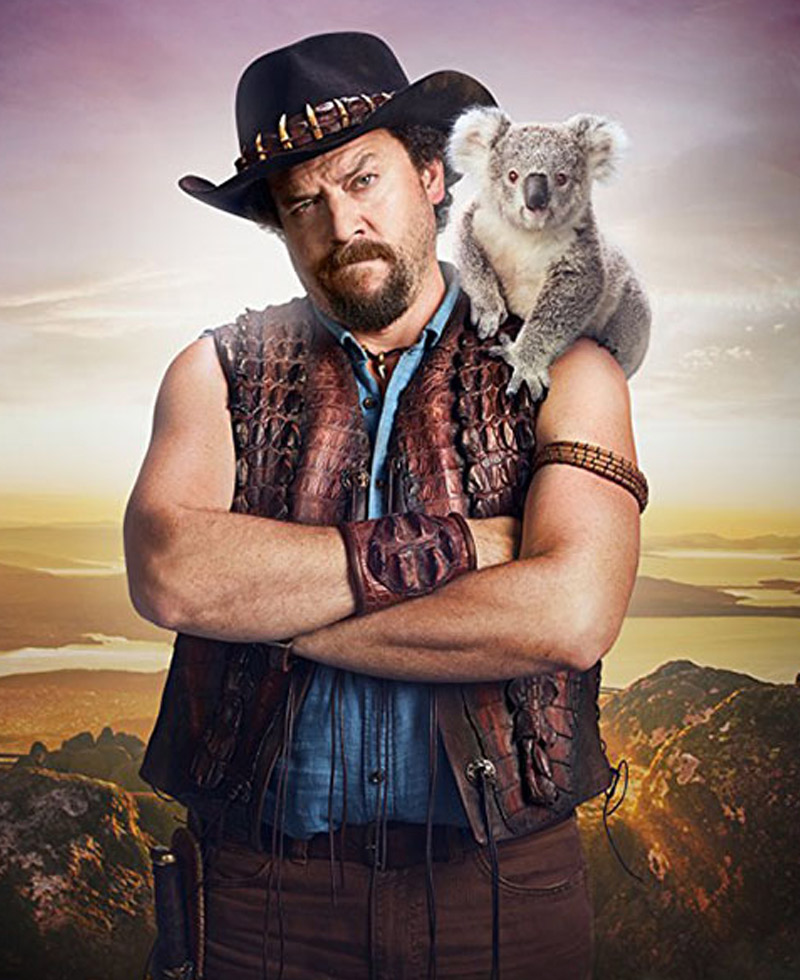 Danny Mcbride Tourism Australia Dundee Leather Vest