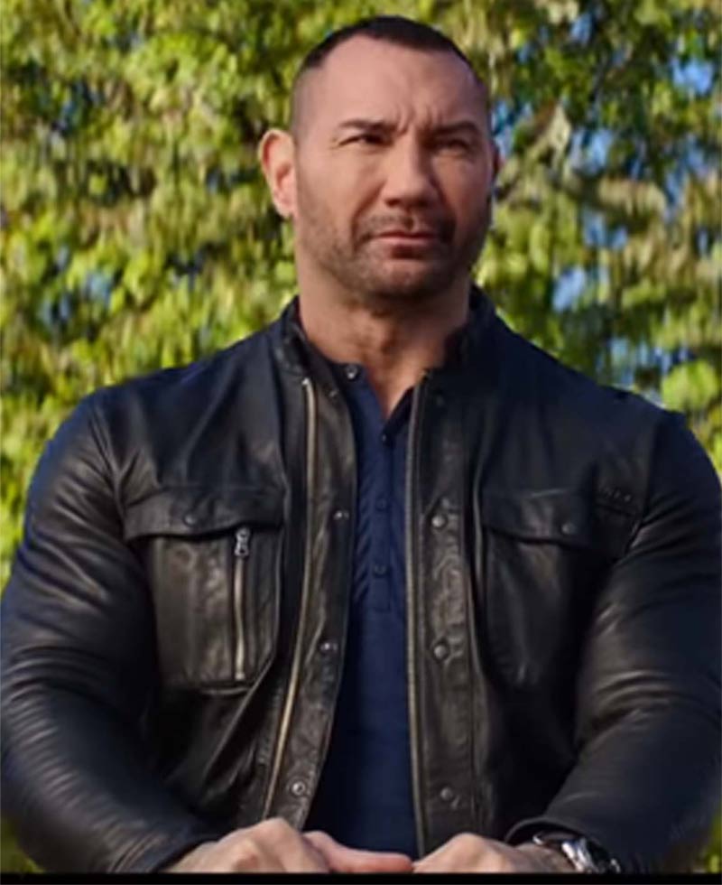 Dave Bautista My Spy Leather Jacket