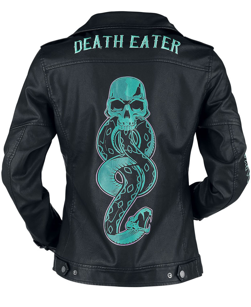 Death Eater Belted Leather Jacket