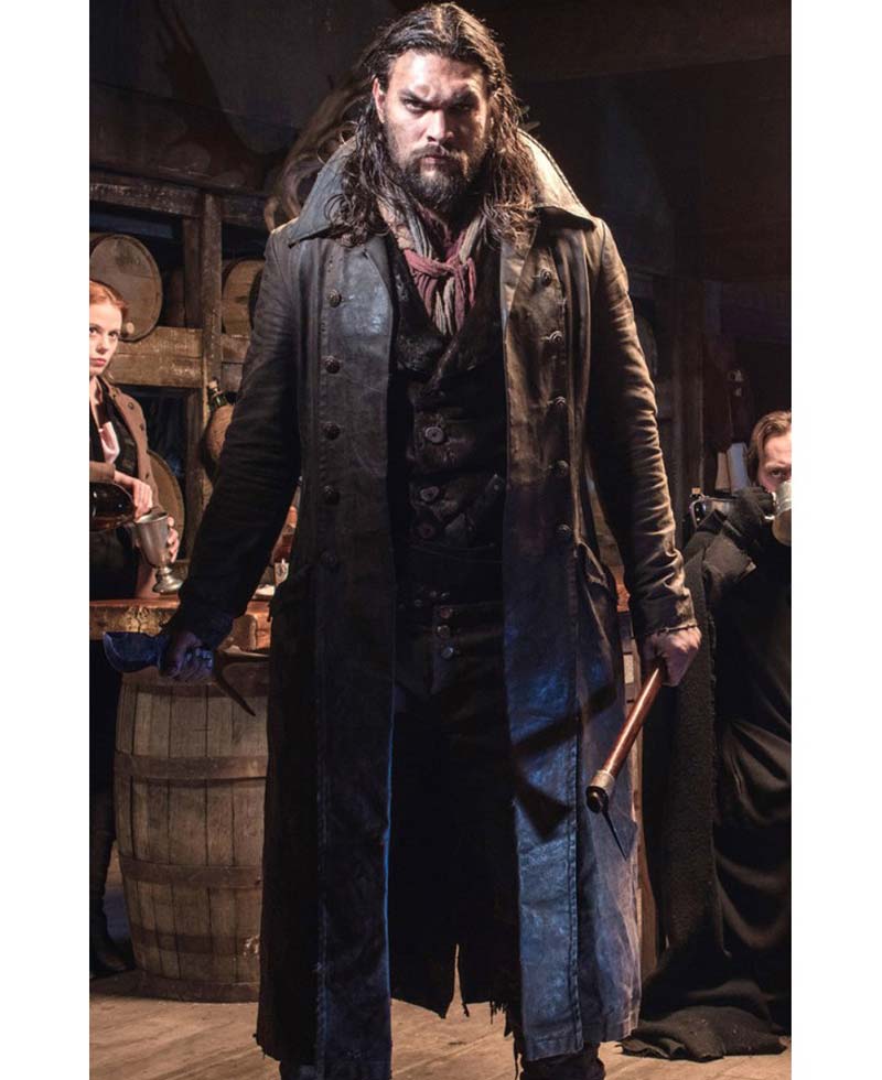 Jason Momoa Frontier Declan Harp Coat