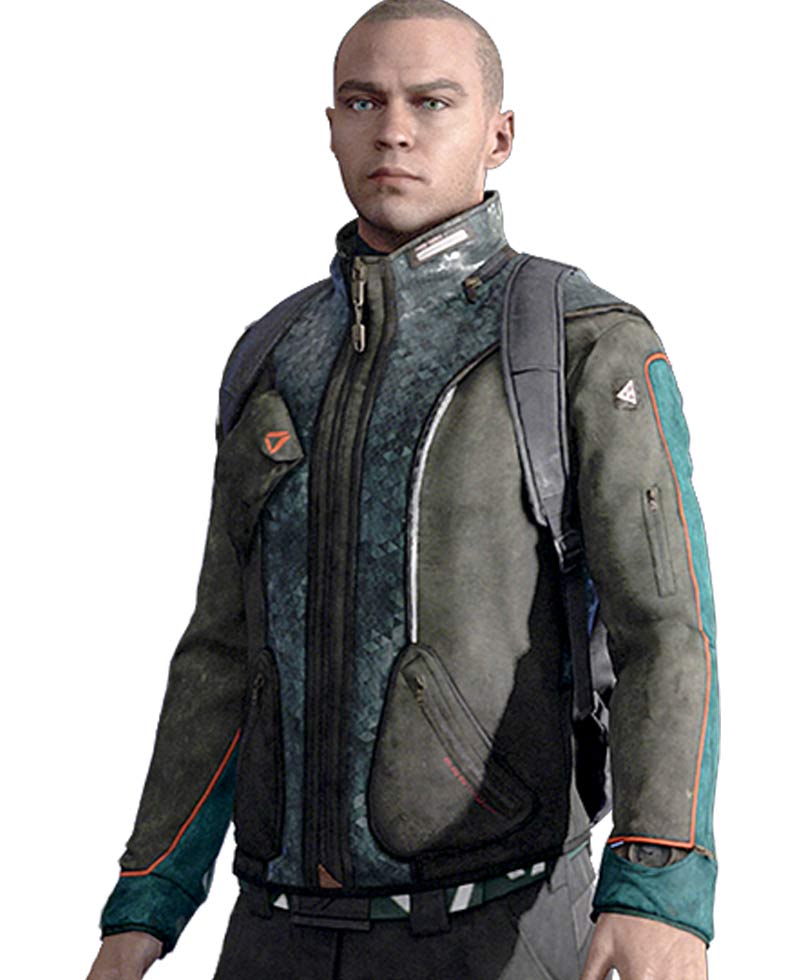 Markus Detroit Become Human Green Jacket