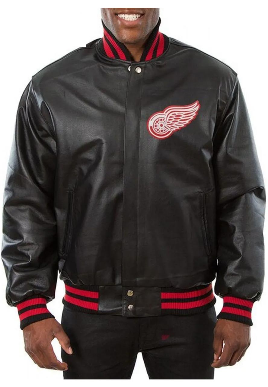 Detroit Red Wings Leather Jacket
