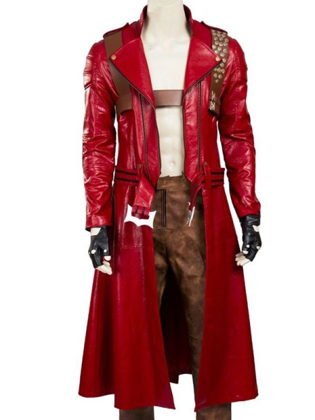 Devil May Cry 3 Dante Red Trench Coat