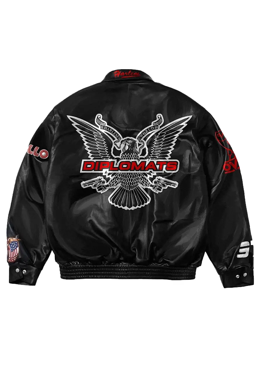 Dipset Diplomats Leather Jacket