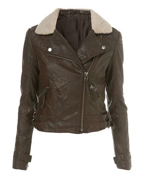 Karen Gillan Doctor Who Amy Pond Fur Jacket