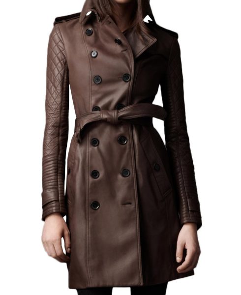 Women's Mid Length Double Breasted Coat
