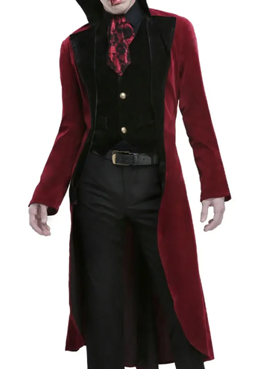 Dreadful Vampire Red Long Coat