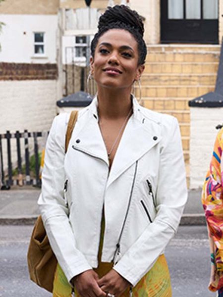 Dreamland Freema Agyeman White Jacket