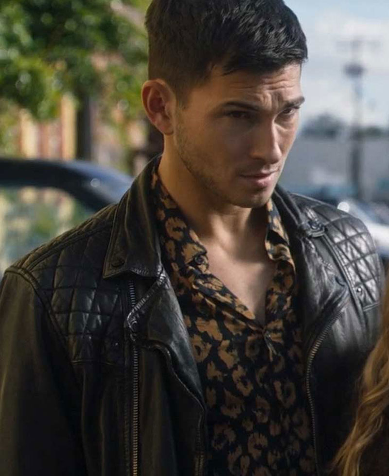 Driven to the Edge Robert Scott Wilson Quilted Leather Jacket